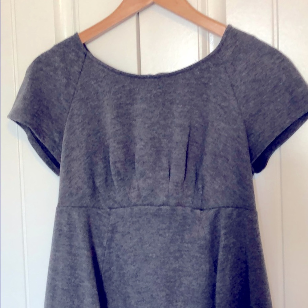 Professional Maternity Dress in Gray